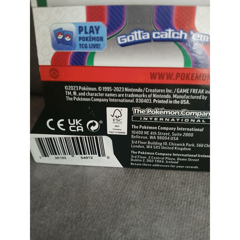 Pokemon TCG Scarlet & Violet Sleeved Booster Pack Koraidon Art 10 Cards New - Picture 6 of 7